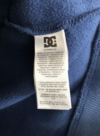 DC Shoes Moletom com Capuz Azul