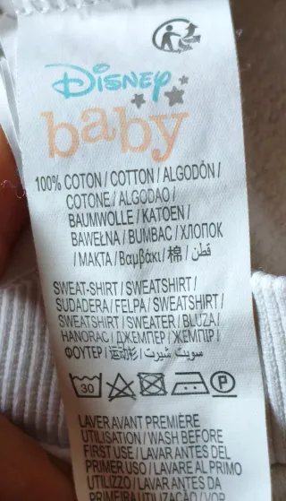 Sudadera Mickey Mouse manga larga