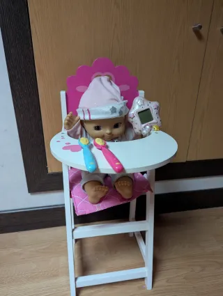 Trona para bebé con muñeco