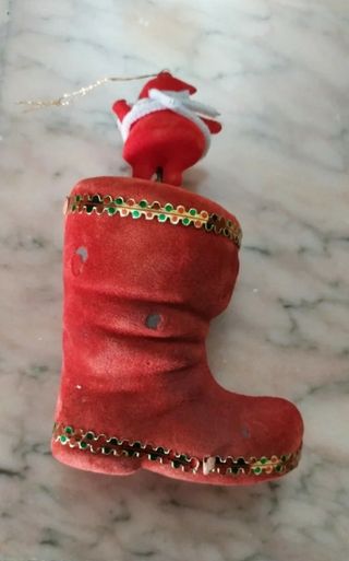 Set 2 decorazioni albero Natale orsetto