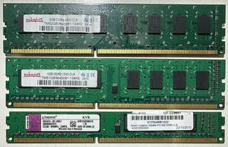 Memoria RAM DDR3 1333MHz 4GB (2GB+1GB+1GB)