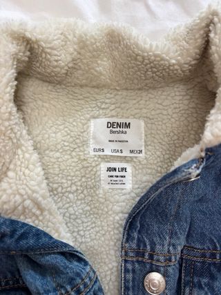 Chaqueta vaquera con borrego