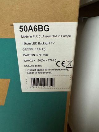 Hisense 50 UHD TV 4K A650 Series Smart TV