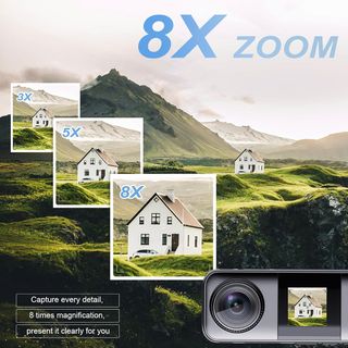 Doble Pantalla Camara Deportiva 4K 60FPS Pantalla