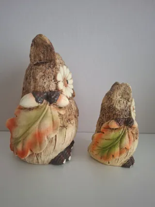 Coppia Gufi Decorativi