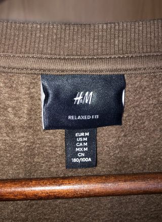 Sweatshirt H&M Castanho