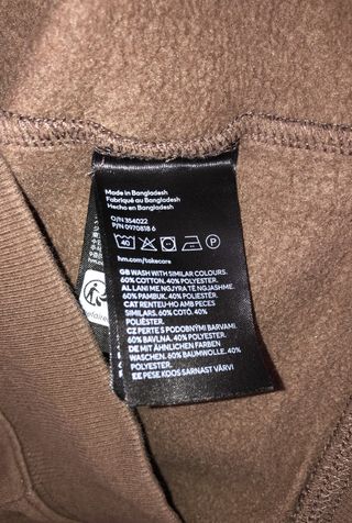 Sweatshirt H&M Castanho