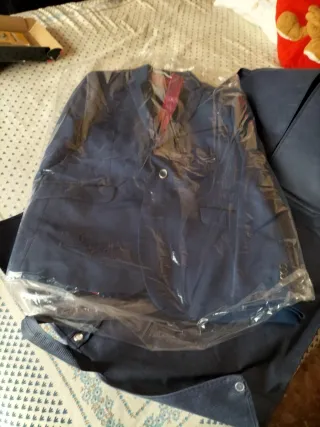 Traje de pantalón azul