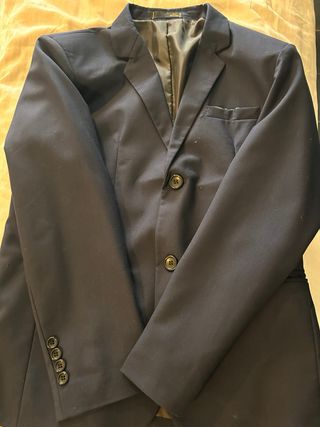 Traje de hombre azul