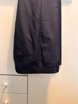 Traje de hombre azul