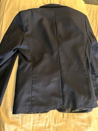 Traje de hombre azul