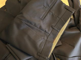 Traje de hombre azul