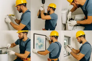 Colocación de parquet, solados y alicatados