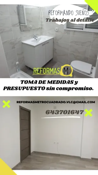 Colocación de parquet, solados y alicatados