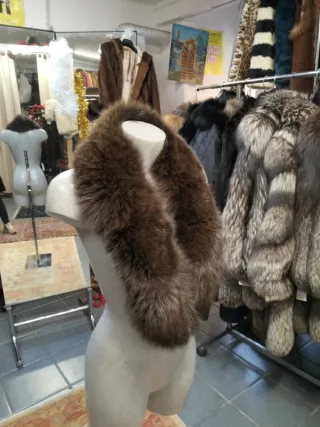 Collo in Volpe Marrone Scuro