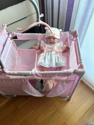 Cuna cambiador muñecas Arias Elegance