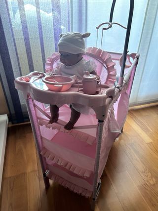Cuna cambiador muñecas Arias Elegance