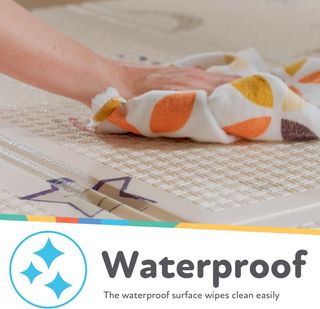 Nuby - Alfombra Bebe Acolchada Plegable Reversible