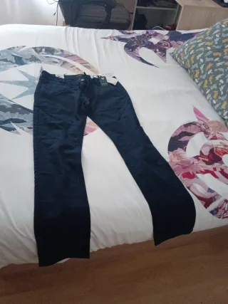 Pantalones Guess Hombre Azul