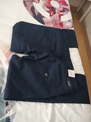 Pantalones Guess Hombre Azul