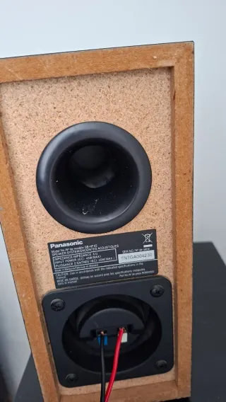 Altavoces Panasonic Negros