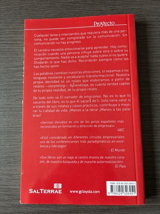 El narrador de emociones: Lo importante no es l...
