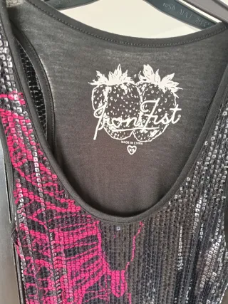 Vestido fiesta lentejuelas Iron Fist