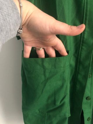 Soprabito COS misto lana verde