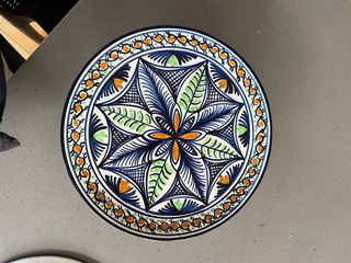 Platos Decorativos Azules