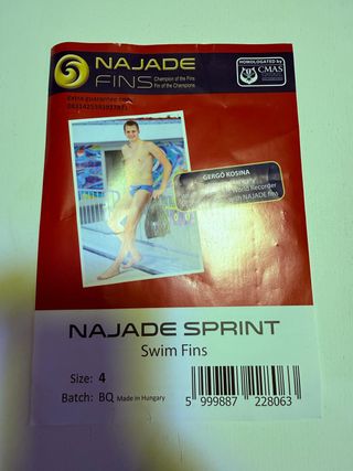 Aletas Najade Sprint T4