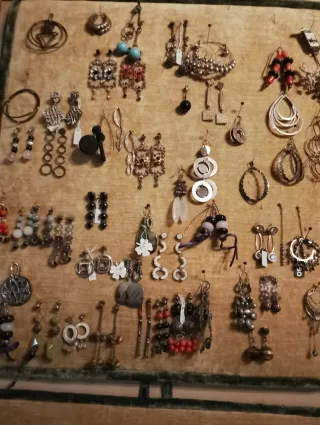 Conjunto Anillos Plata y Piedra Verde