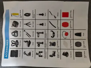 Set de accesorios cámara deportiva