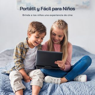 WOLFANG Reproductor de DVD portátil de 9,5 pulgada