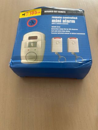Alarma Mini Control Remoto 105dB