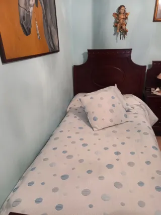 2 Camas Madera Maciza 90cm