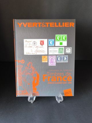 Pack Catálogos Selos França Yvert & Tellier 2025