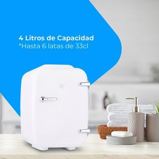 NK Mini Nevera Portátil, 4 Litros de Capacidad, Fu