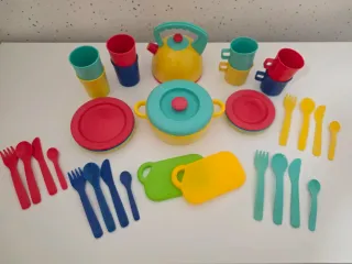 Cocinita Ikea Madera + Accesorios