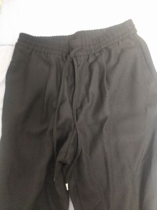 Pantalón chándal Mango Talla S Negro
