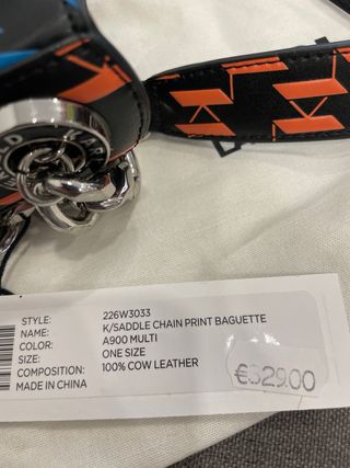 Bolso Karl Lagerfeld negro y rosa