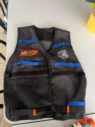 Pack Pistolas Nerf con Cargadores+chaleco nerf
