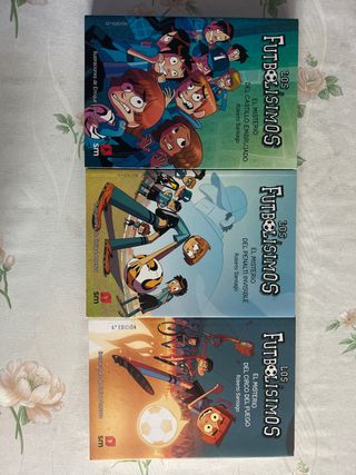 lote 3 libros futbolisimos