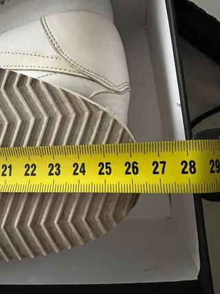 Zapatillas Nike Cortez Piel Blancas 26cm