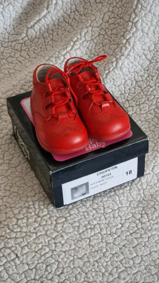 Lote de zapatos bebé niño / niña talla 18