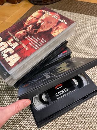 Lote 10 Películas VHS Clásicas Terror y Acción