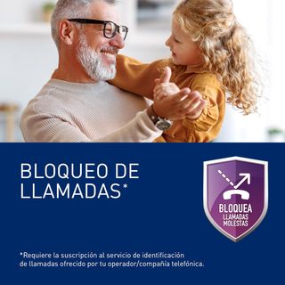 Panasonic TGC312SPB- Teléfono Fijo Inalámbrico Dúo