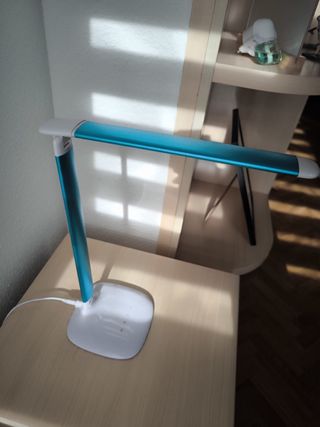 Lámpara LED Moderna Azul y Blanca