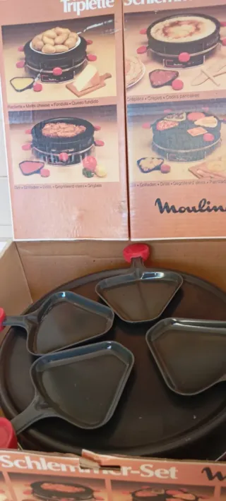 Parrilla Raclette Moulinés 4 personas