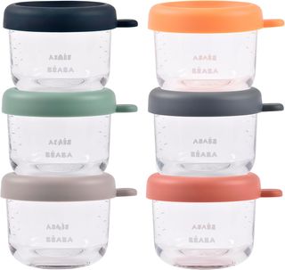 BÉABA, Lote de 6 Tarros de Conservación para Bebé,