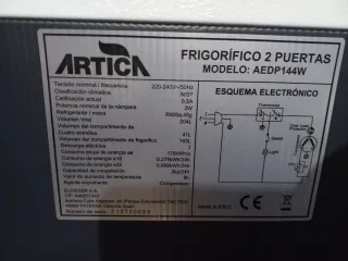 Nevera Ártica Blanca